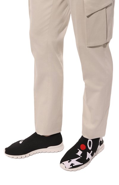 Текстильные кроссовки KITON, арт. USSNETN00885, фото 3