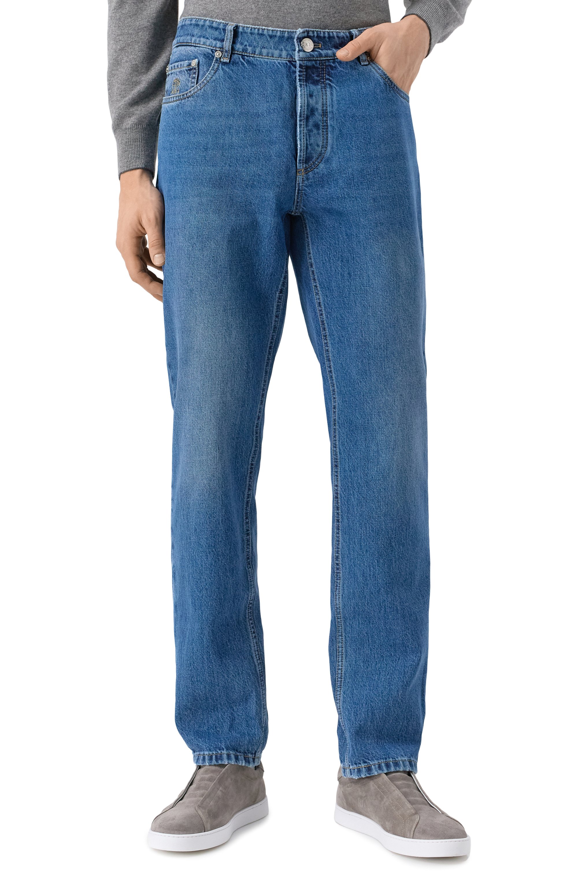 Джинсы traditional fit BRUNELLO CUCINELLI, арт. M241PB3210, фото 3