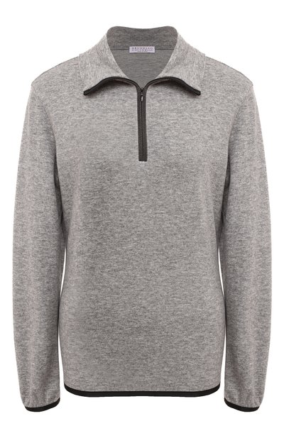 Женский пуловер из кашемира и хлопка BRUNELLO CUCINELLI, арт. MM818DP404