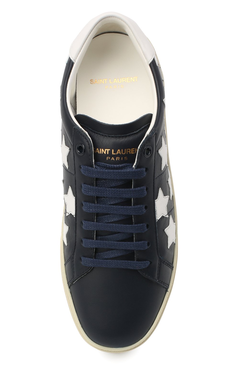 Кожаные кеды SAINT LAURENT, арт. 592541/0M550, фото 5