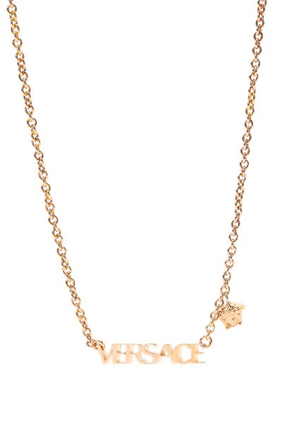 Колье VERSACE золотого цвета по цене 43350 руб., арт. 1002579/1A00620, фото 3 Колье VERSACE, арт. 1002579/1A00620, фото 3