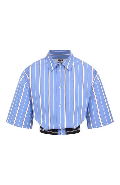 Женская хлопковая рубашка MSGM, арт. 3841MDE18/257117