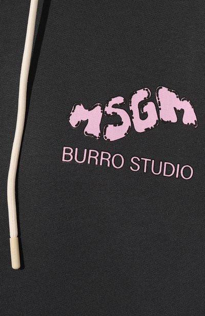 Хлопковое худи MSGM, арт. 3746MM08/247792, фото 5