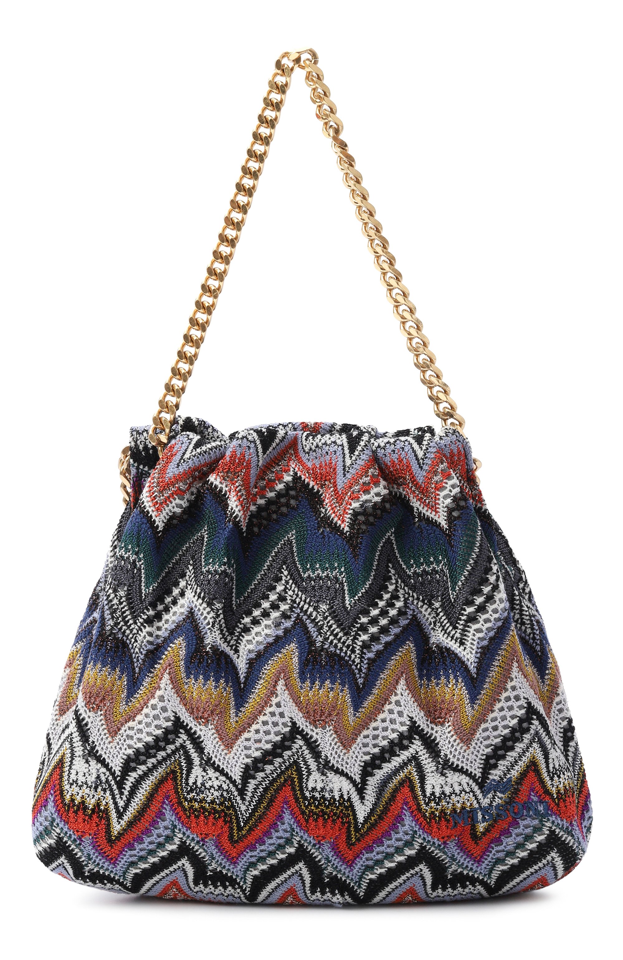 Сумка MISSONI разноцветного цвета по цене 29400 руб., арт. MI10070F, фото 1 Сумка MISSONI, арт. MI10070F, фото 1