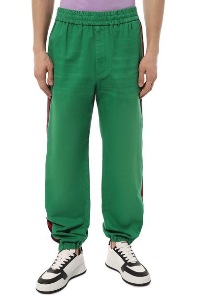 Хлопковые джоггеры GUCCI, арт. 676350 Z8AUY, фото 3