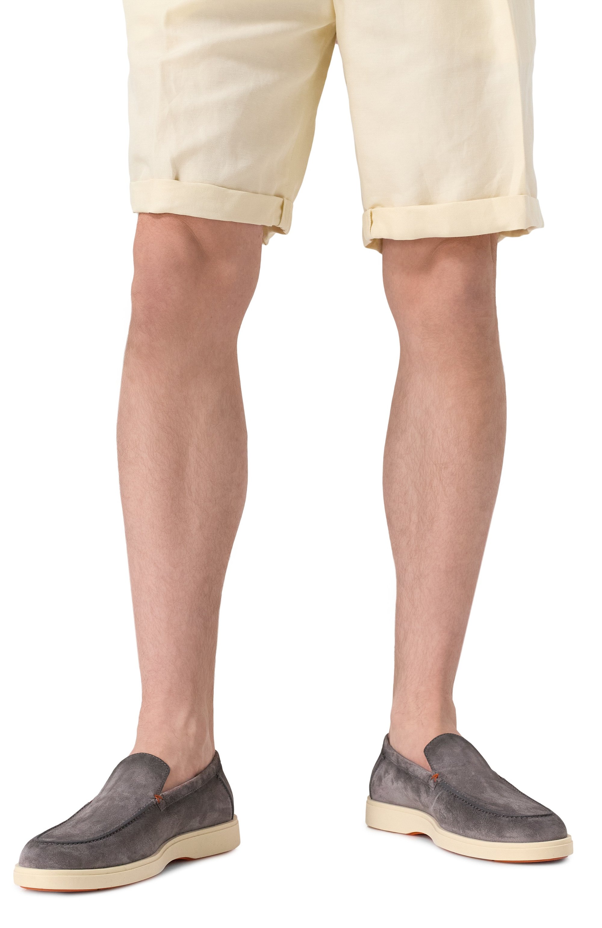 Замшевые лоферы detroit SANTONI, арт. MGDG17824TICBGEX, фото 3