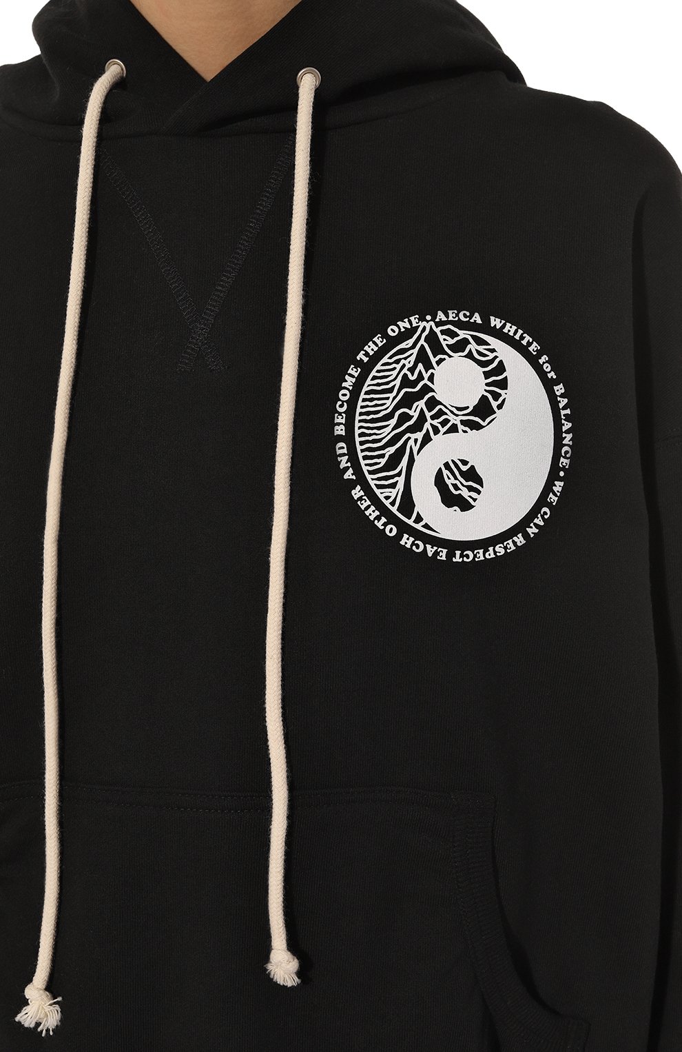Хлопковое худи AECA WHITE, арт. FWCMFWBDTSPSO010C0, фото 5