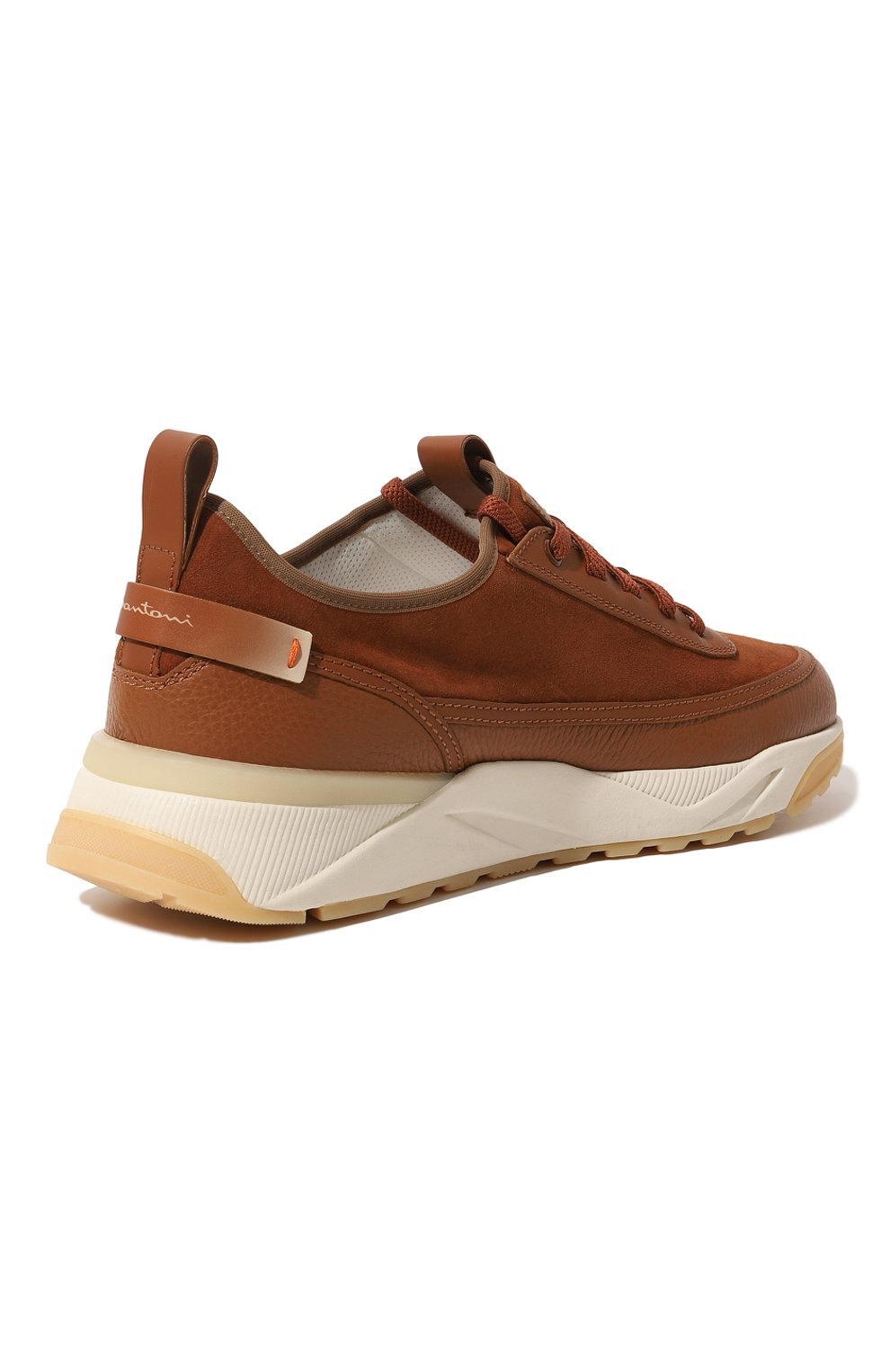 Кожаные кроссовки SANTONI, арт. MBI021534BTTGSU8C45, фото 5