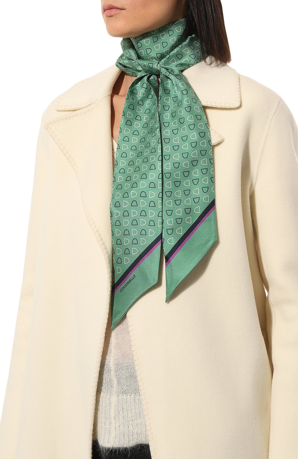 Шелковый шарф-твилли COCCINELLE, арт. E7 MYQ 46 02 01, фото 2