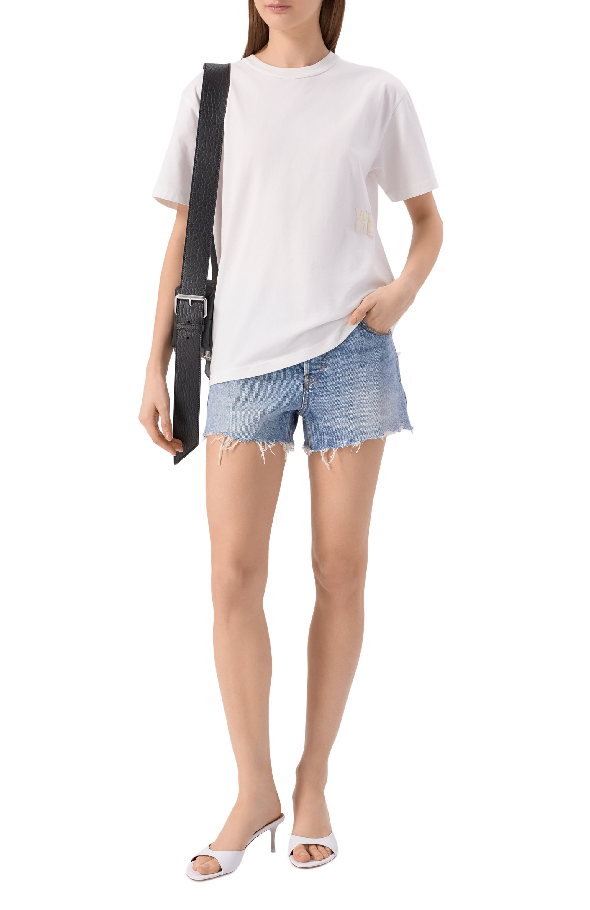 Джинсовые шорты ALEXANDER WANG, арт. 4DC2264164, фото 2