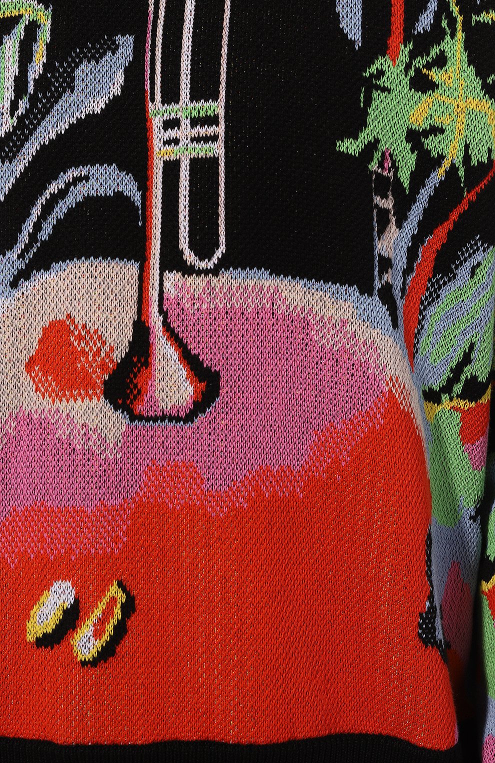 Свитер из хлопка и шерсти PALM ANGELS, арт. PMHE053E23KNI0031084, фото 5