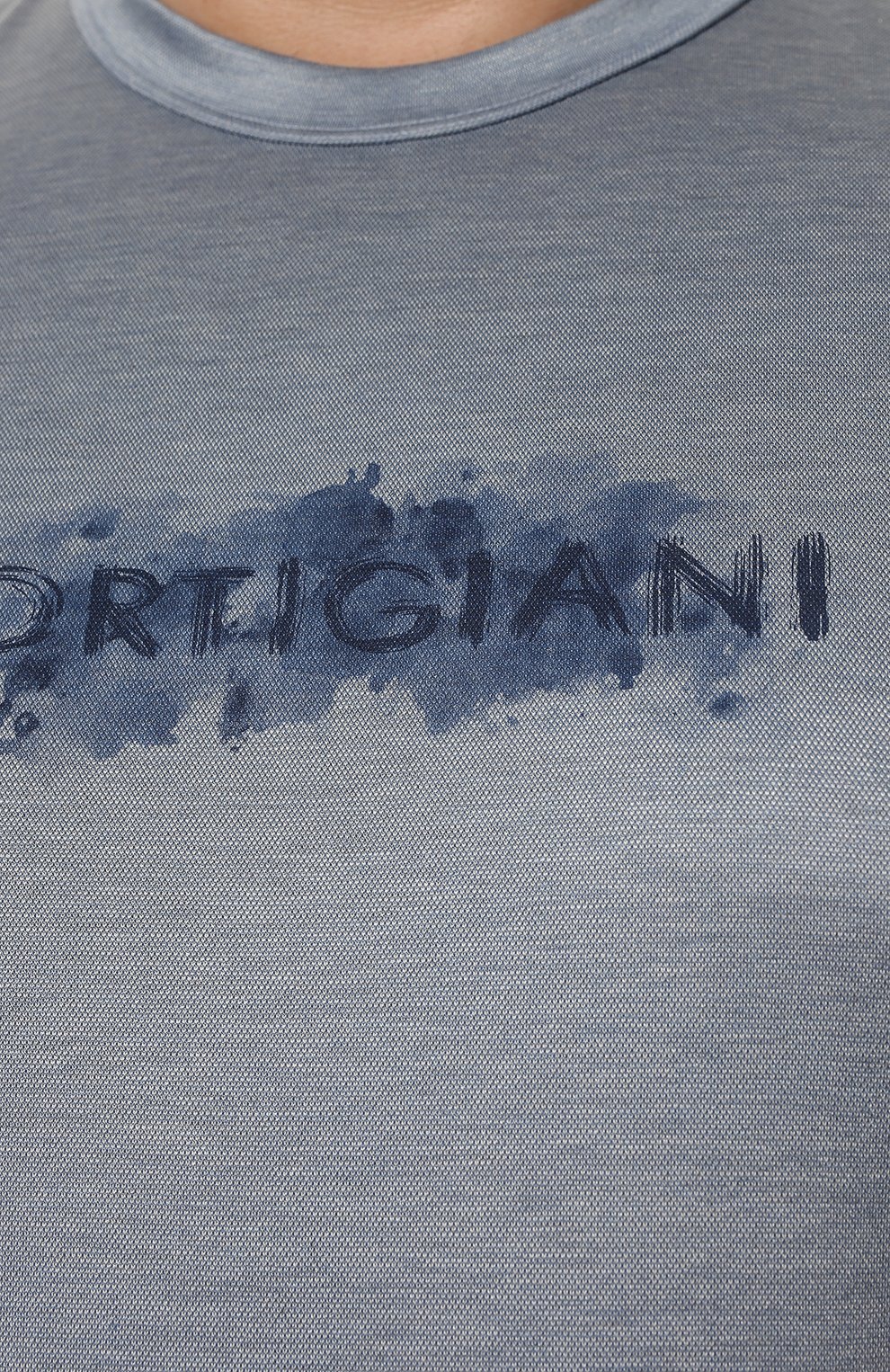 Футболка из хлопка и шелка CORTIGIANI, арт. 316643/0000/60-70, фото 5