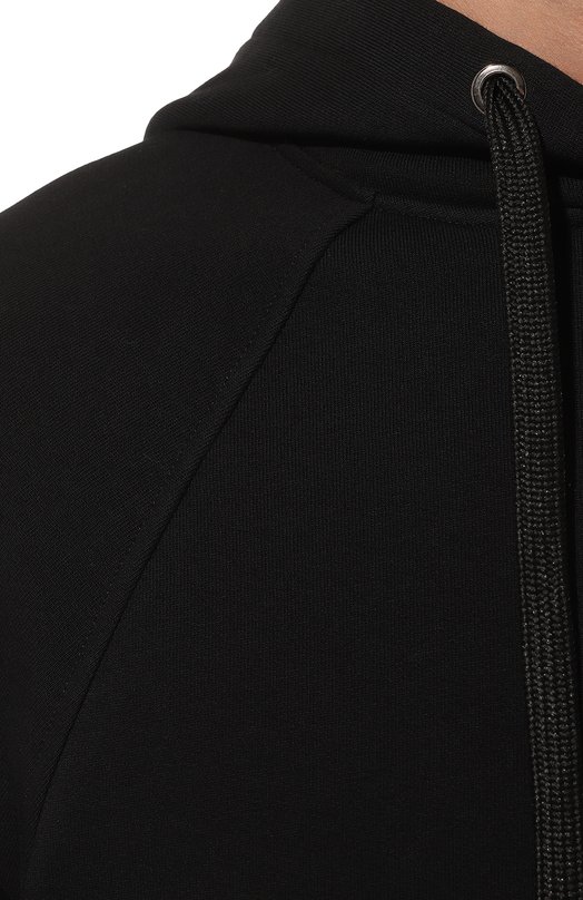 Хлопковое худи Neil Barrett Чёрный, фото 5