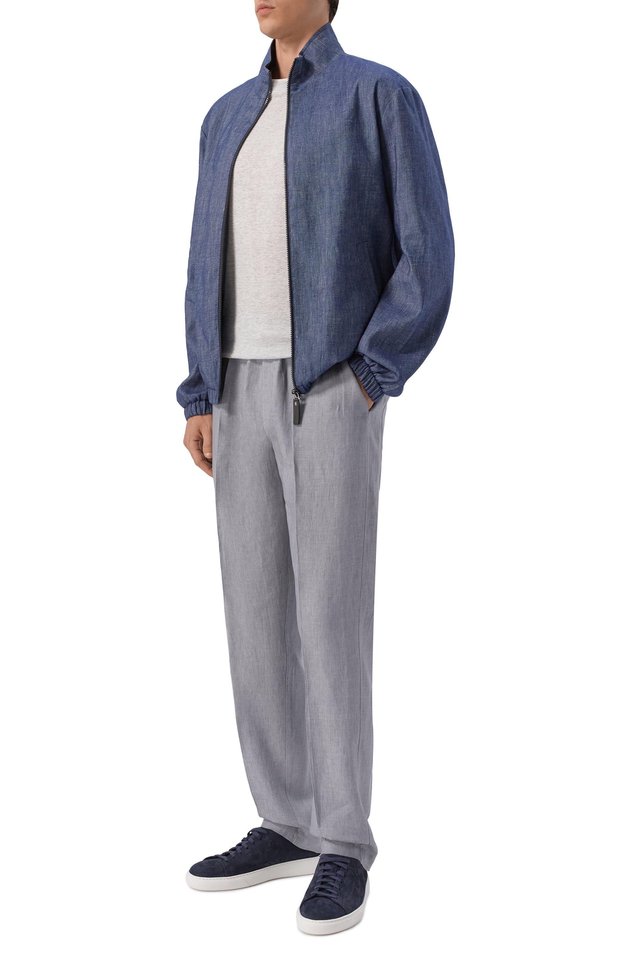 Льняные брюки FEDELI, арт. TU000526/LIN0 UNIT0, фото 2