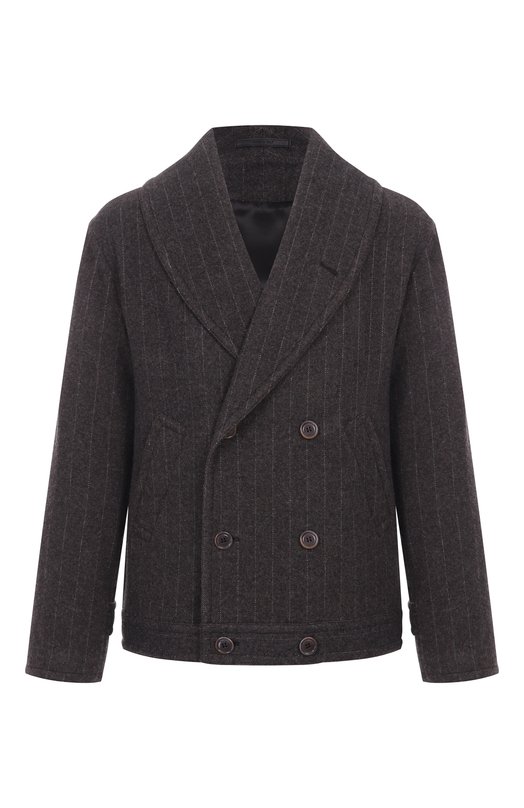 Пальто из кашемира и шерсти Giorgio Armani GM002556/TE17771 Серый GM002556/TE17771