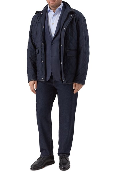 Пиджак из шерсти и шелка ZILLI, арт. MNP-G2W0S-36071/0001, фото 3