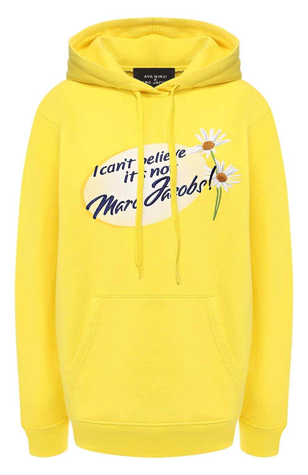 Хлопковое худи с принтом MARC JACOBS (THE) желтого цвета по цене 16850 руб., арт. M4007837, фото 1 Хлопковое худи с принтом MARC JACOBS (THE), арт. M4007837, фото 1