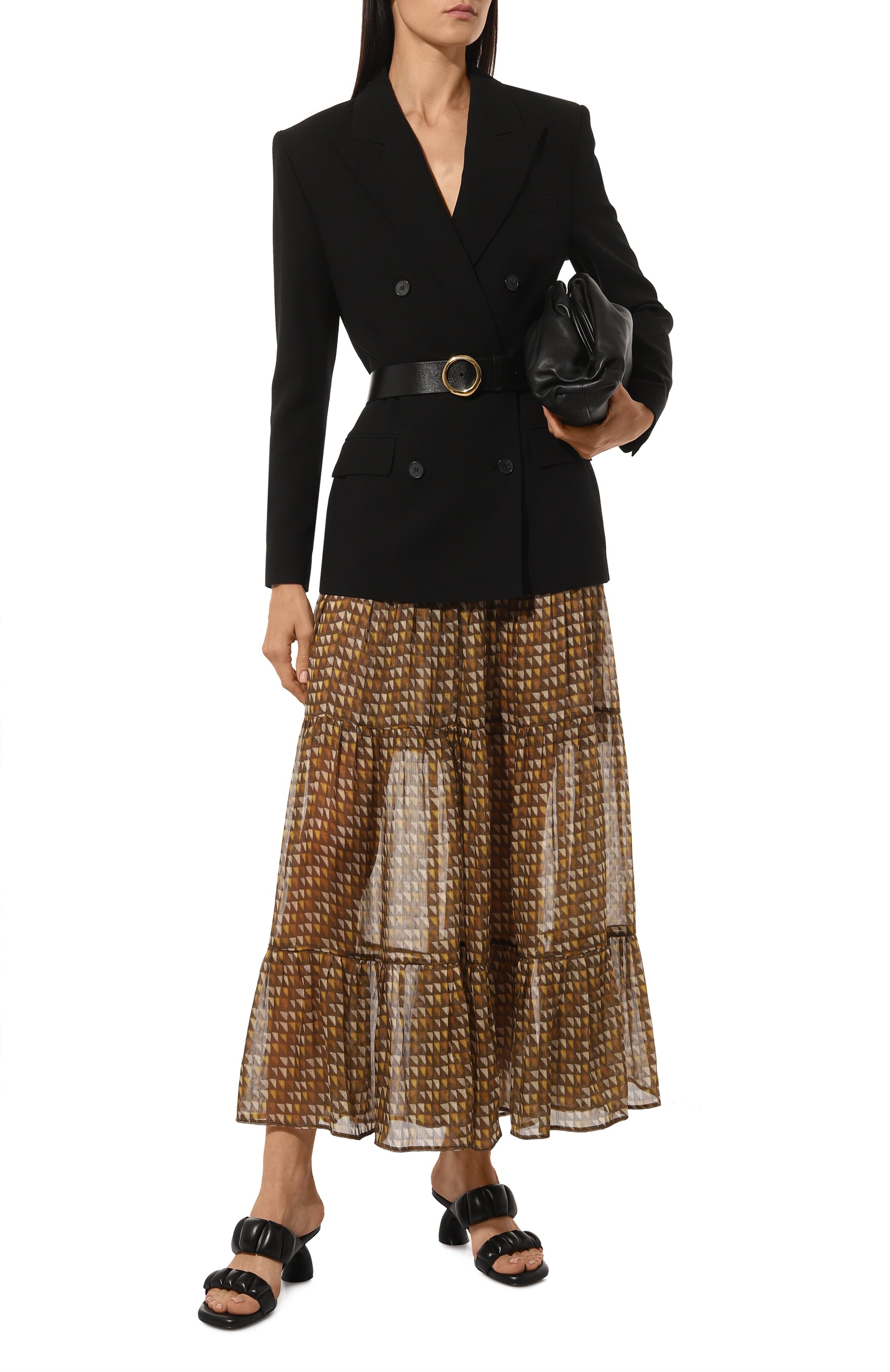 Юбка изо льна и шелка KITON, арт. D49214TK0977C, фото 2