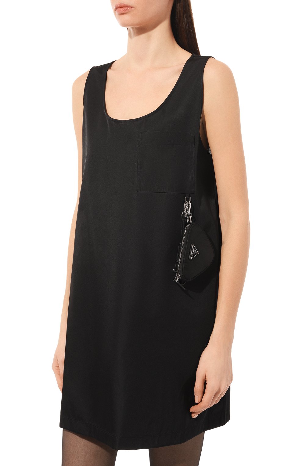 Хлопковое платье PRADA, арт. 139690-1XBH-F0002-212, фото 3