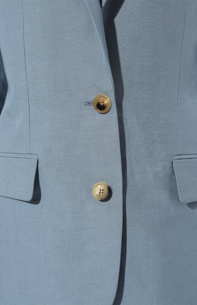 Жакет OLOLOL голубого цвета по цене 54000 руб., арт. OLJT012V/9007.905/S23, фото 5 Жакет OLOLOL, арт. OLJT012V/9007.905/S23, фото 5