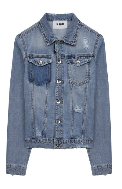 Джинсовая куртка MSGM KIDS, арт. MS027597, фото 1