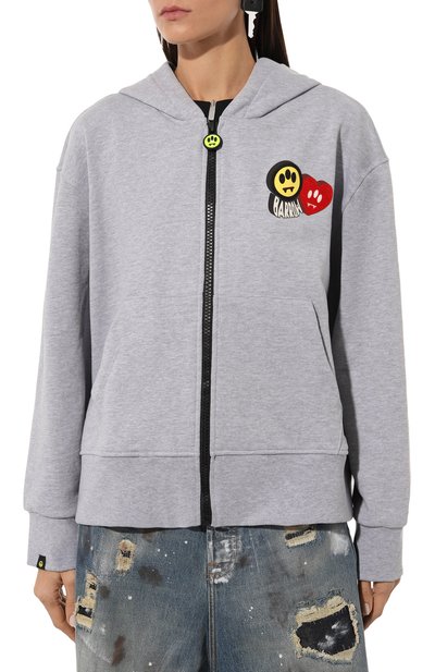 Хлопковая толстовка BARROW, арт. F4BWW0ZH091, фото 3