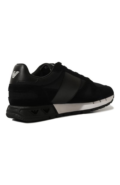 Комбинированные кроссовки EA7 черного цвета по цене 24850 руб., арт. X8X151/XK354, фото 5 Комбинированные кроссовки EA7, арт. X8X151/XK354, фото 5