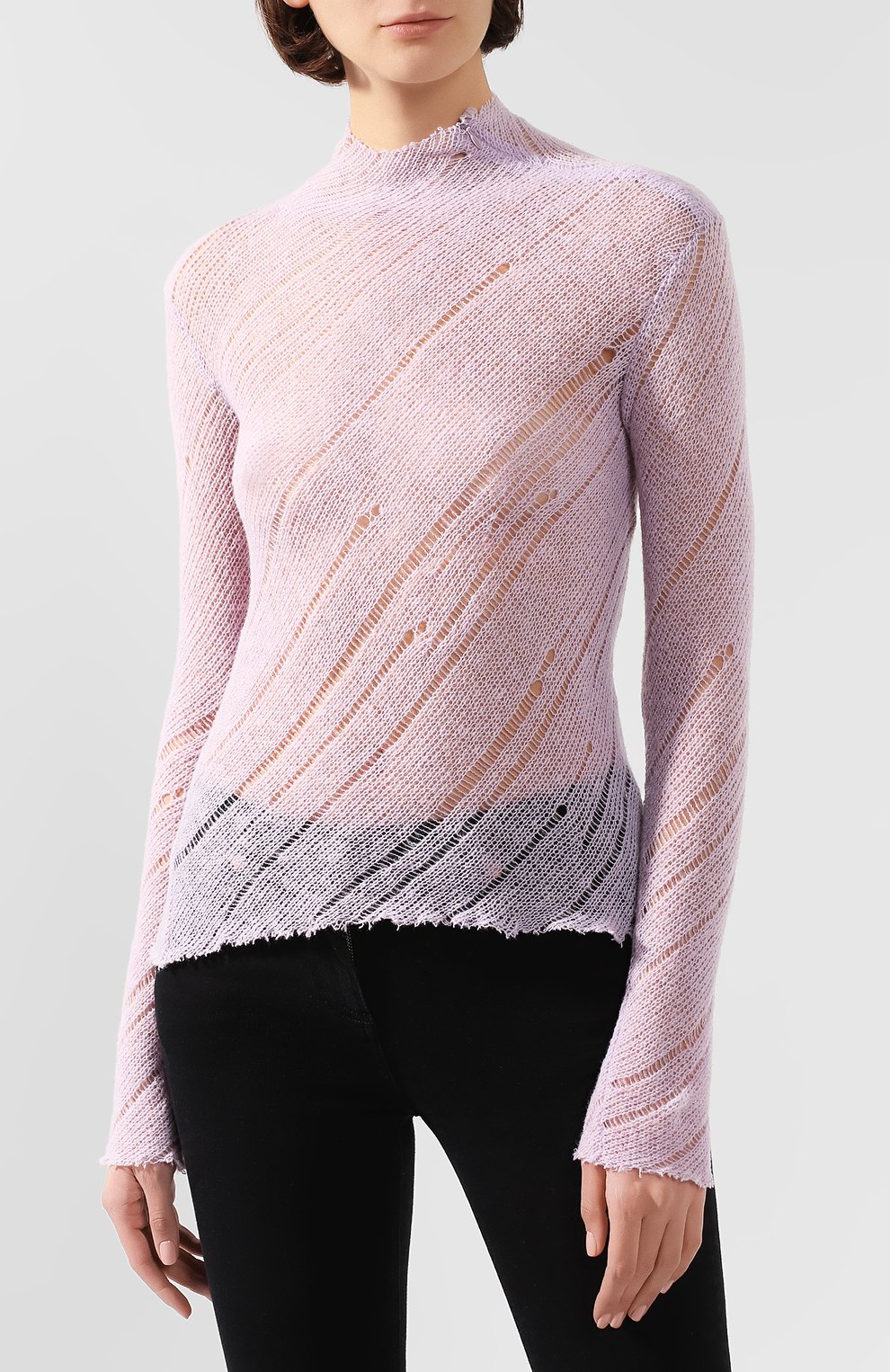 Водолазка PHILOSOPHY DI LORENZO SERAFINI сиреневого цвета по цене 41350 руб., арт. A0901/7102, фото 3 Водолазка PHILOSOPHY DI LORENZO SERAFINI, арт. A0901/7102, фото 3