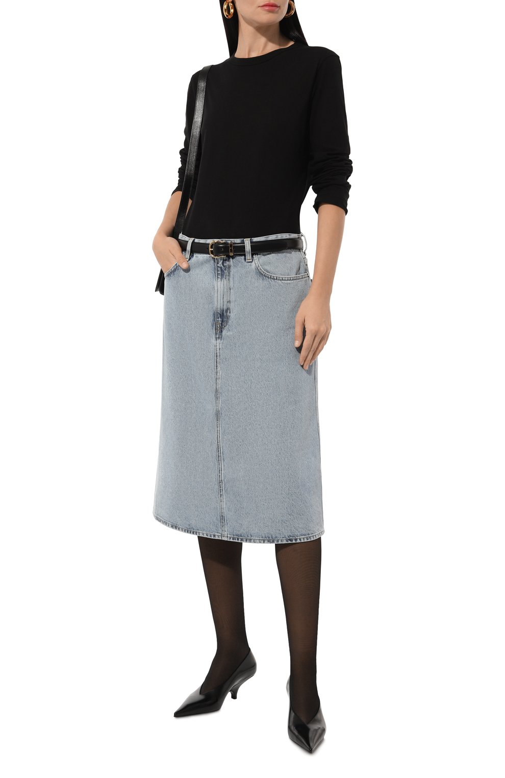 Джинсовая юбка TOTEME, арт. 243-WRB0193-FB0045, фото 2