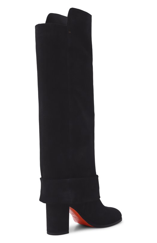 Замшевые сапоги Santoni WSNG71934HI2NIES Чёрный  WSNG71934HI2NIES Фото 5