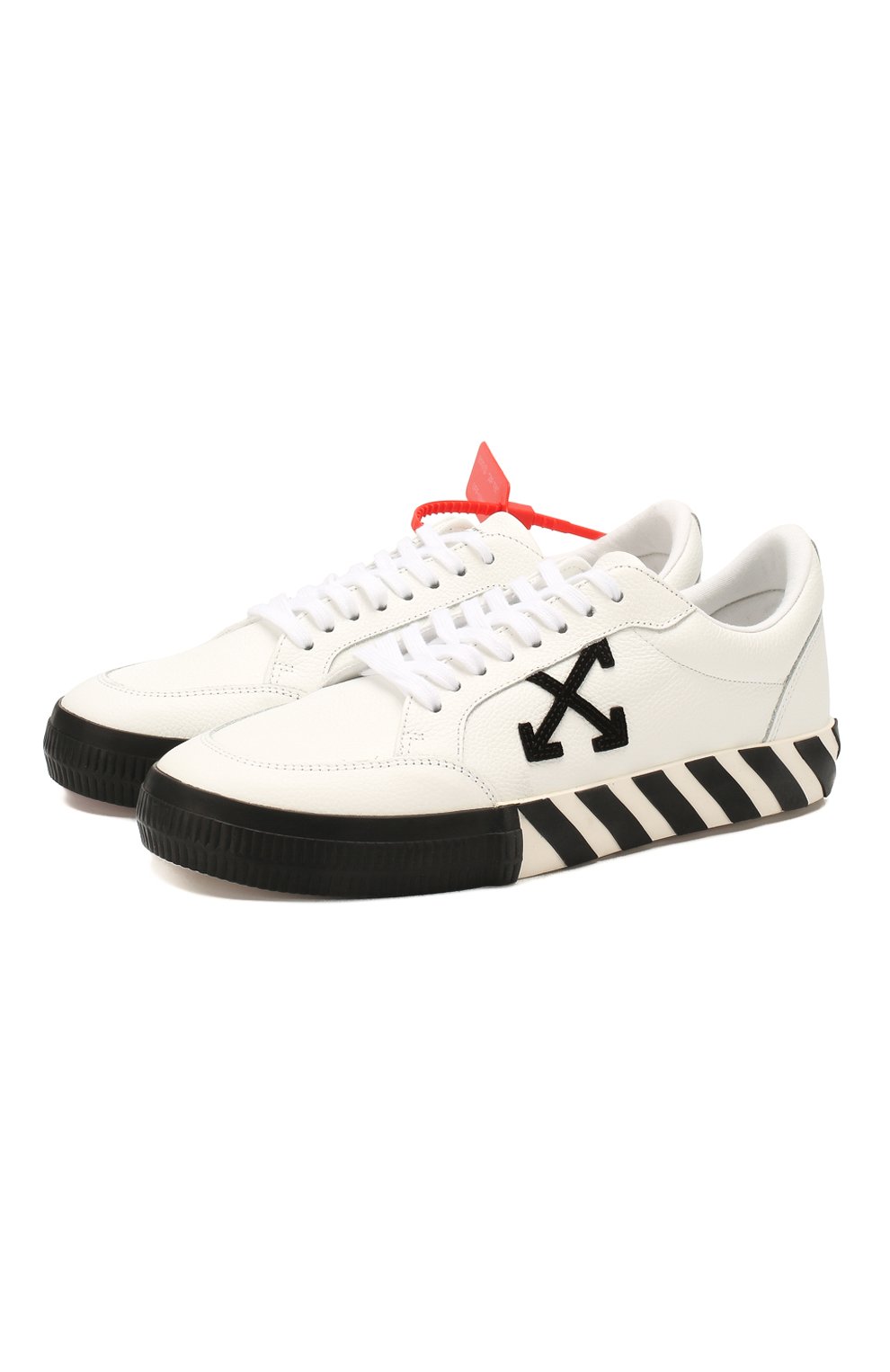 Кожаные кеды vulcanized OFF-WHITE, арт. 0MIA085S20D680380110, фото 1