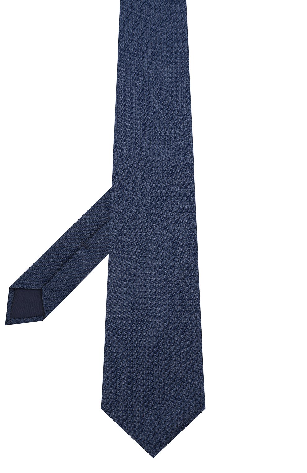 Шелковый галстук CORNELIANI темно-синего цвета по цене 19950 руб., арт. 86U306-0820306/00, фото 2 Шелковый галстук CORNELIANI, арт. 86U306-0820306/00, фото 2