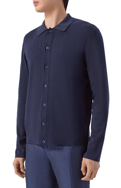 Рубашка из шелка и хлопка MVST, арт. M26.2PM.K104/Y201 KNIT SETA C0T0NE, фото 3