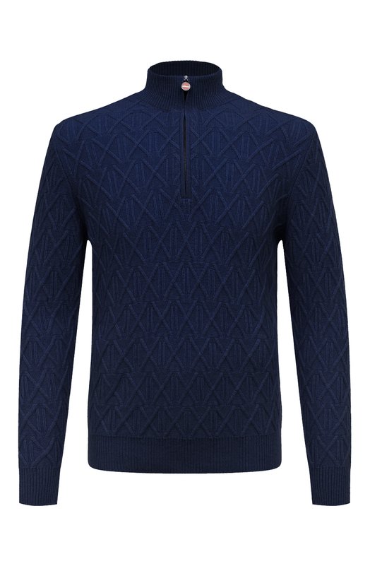 Кашемировый джемпер Kiton UMK0517S182 Синий UMK0517S182