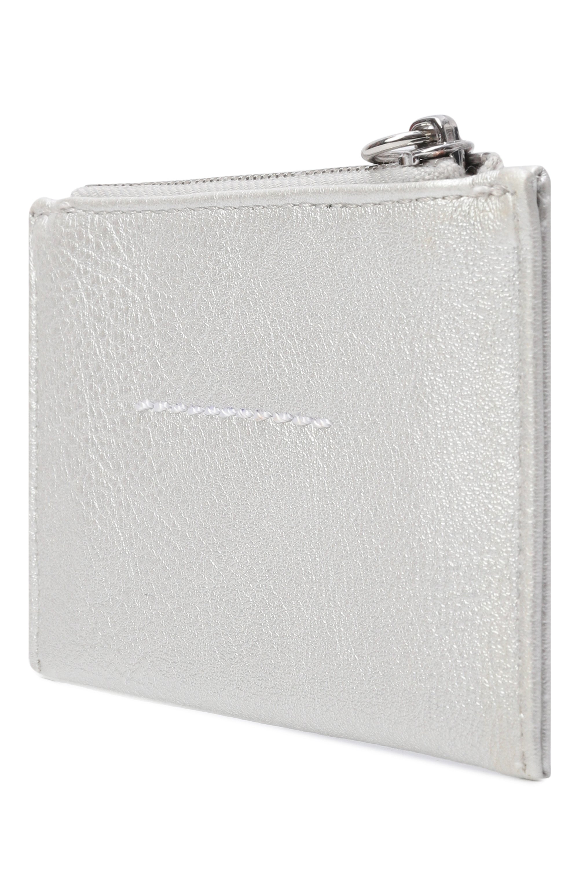 Кошелек для монет MM6 серебряного цвета по цене 28100 руб., арт. SA5UI0032/P8396, фото 2 Кошелек для монет MM6, арт. SA5UI0032/P8396, фото 2