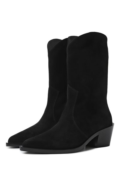 Женские замшевые казаки waylon 45 GIANVITO ROSSI, арт. G72999.45CU0.CASNER0