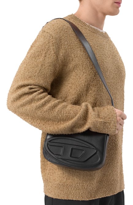 Мужская сумка 1dr DIESEL черного цвета, арт. X10223/PR818 | Фото 2 (Драгоценные камни: Проставлено; Материал: Натуральная кожа; Ремень/цепочка: На ремешке; Материал сплава: Проставлено; Размер: small)