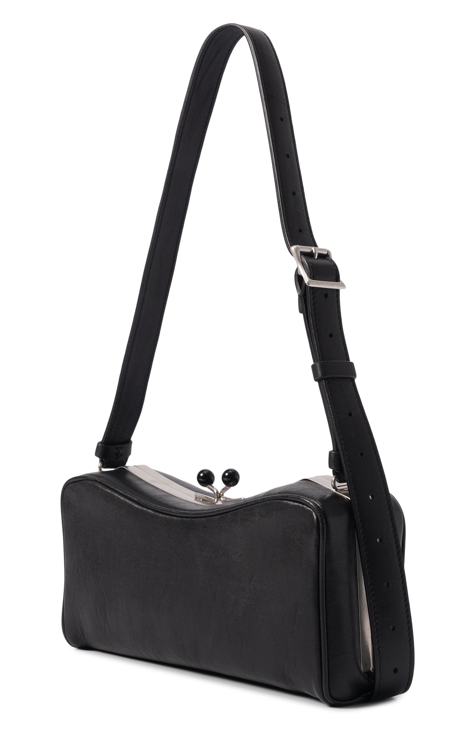 Сумка ANN DEMEULEMEESTER черного цвета по цене 262500 руб., арт. B0014600/LT213, фото 4 Сумка ANN DEMEULEMEESTER, арт. B0014600/LT213, фото 4
