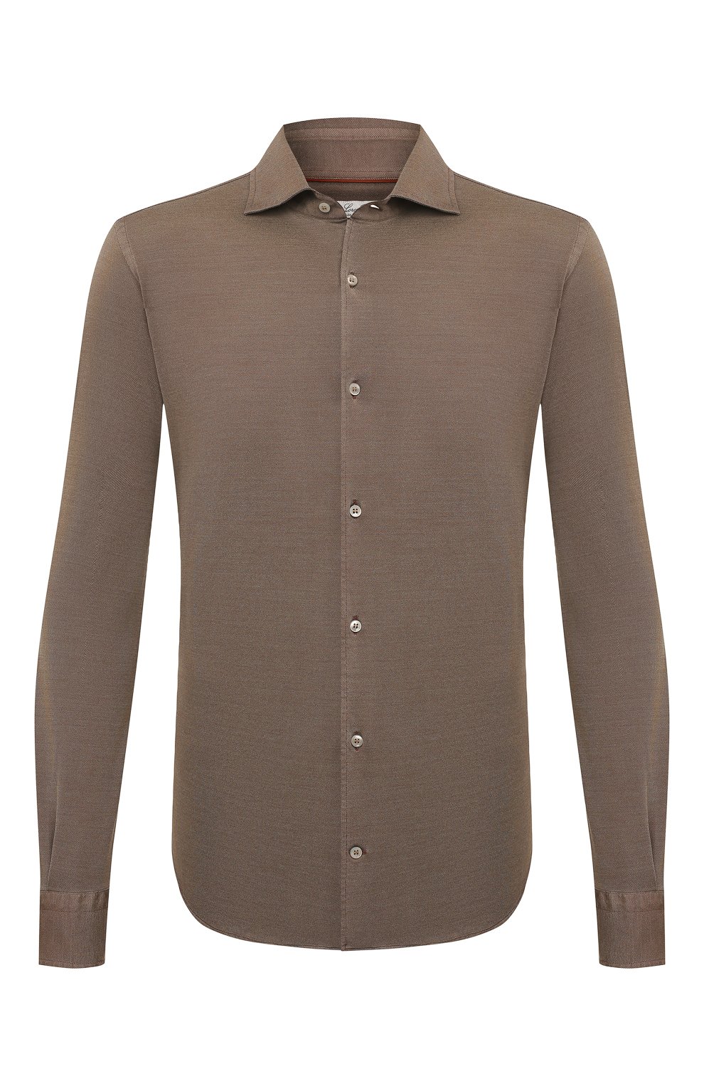 Рубашка из хлопка и шелка LORO PIANA, арт. FAM1834, фото 1