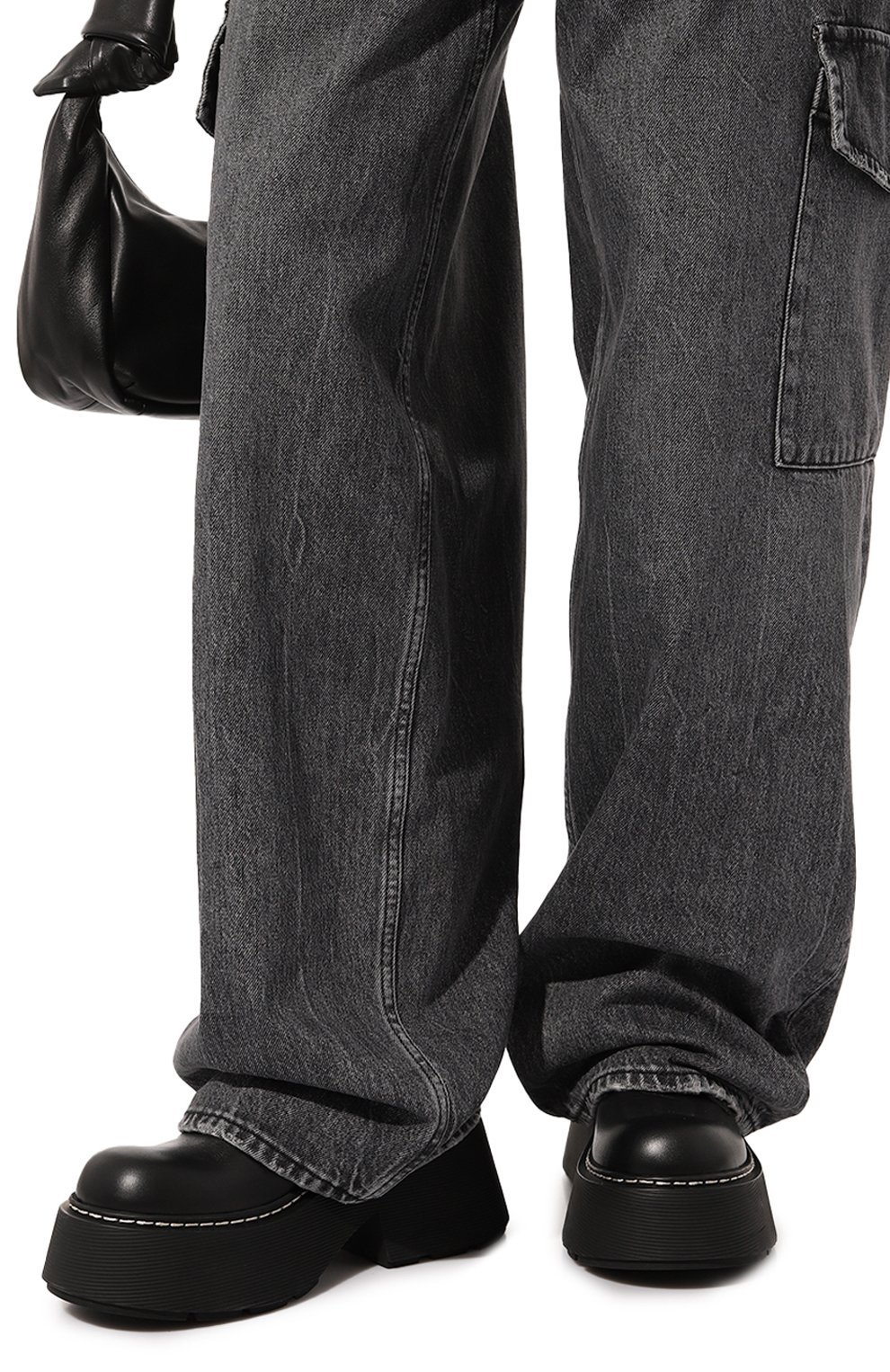 Кожаные ботинки VIC MATIE, арт. 1D7700D_D30BL2BP90, фото 3