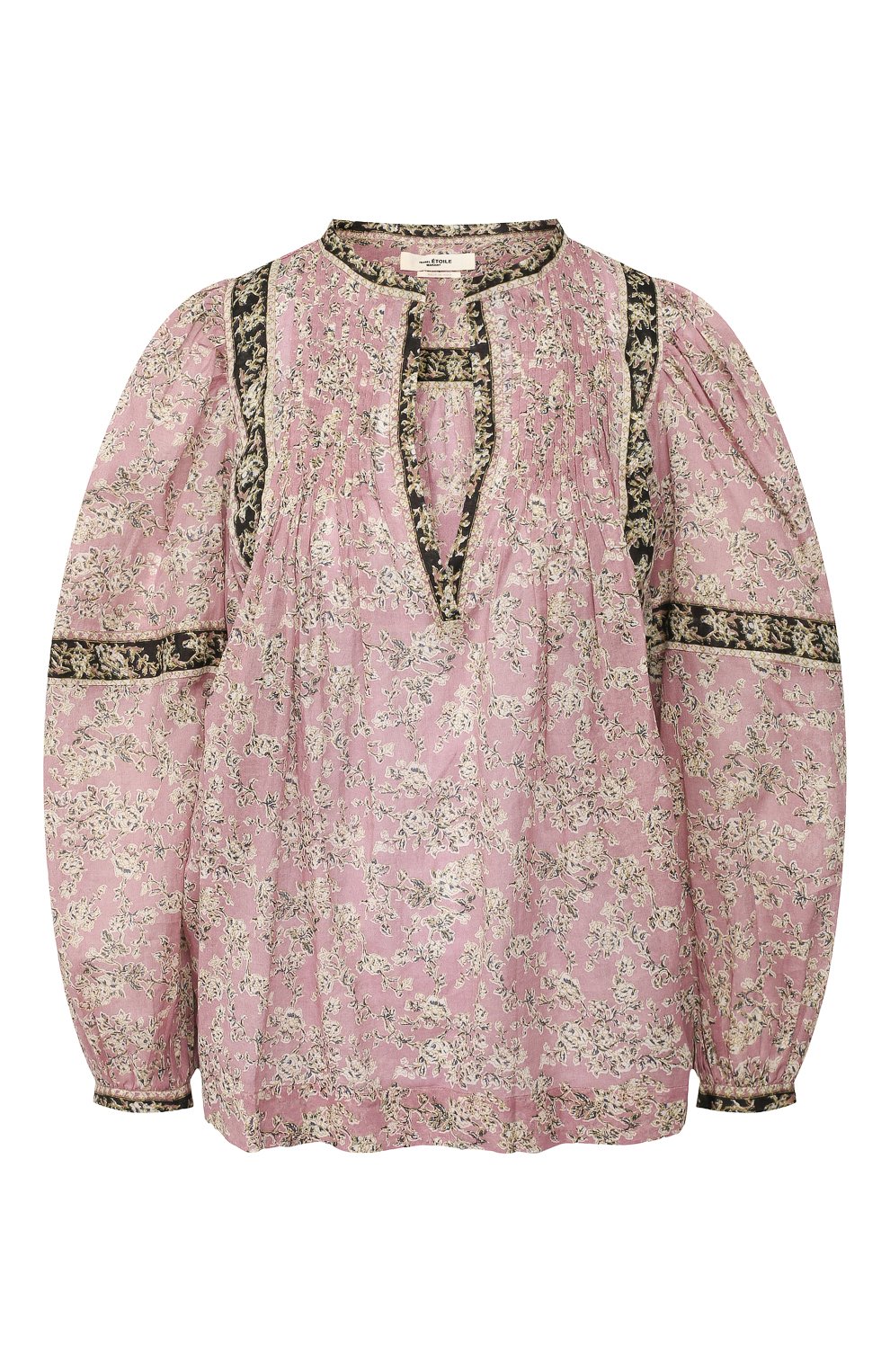 Хлопковая рубашка ISABEL MARANT ETOILE, арт. HT1665-20P028E/VI0LETTE, фото 1