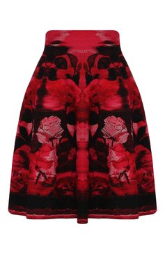 Женская юбка ALEXANDER MCQUEEN розового цвета, арт. 594991/Q1AJ2 | Фото 1 (Материал внешний: Шелк, Вискоза; Длина Ж (юбки, платья, шорты): Мини; Женское Кросс-КТ: Юбка-одежда; Материал сплава: Проставлено, Проверено; Статус проверки: Проверено, Проверена категория; Драгоценные камни: Проставлено)