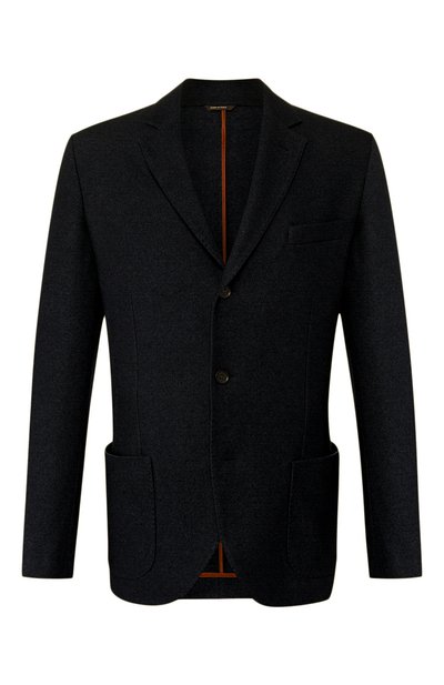 Пиджак из шелка и кашемира LORO PIANA темно-синего цвета по цене 299500 руб., арт. FAI2572, фото 1 Пиджак из шелка и кашемира LORO PIANA, арт. FAI2572, фото 1