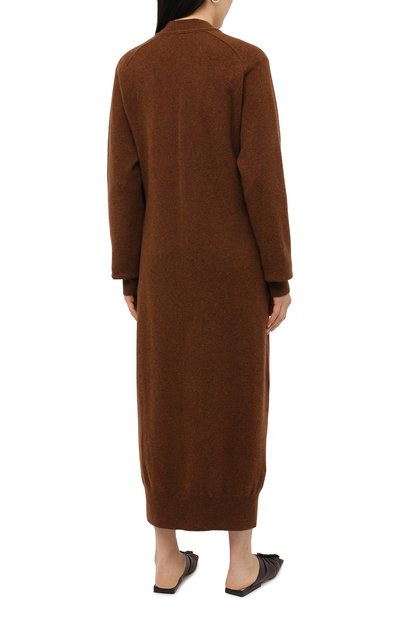 Кашемировый кардиган EXTREME CASHMERE коричневого цвета по цене 79100 руб., арт. 125/C0C0, фото 4 Кашемировый кардиган EXTREME CASHMERE, арт. 125/C0C0, фото 4