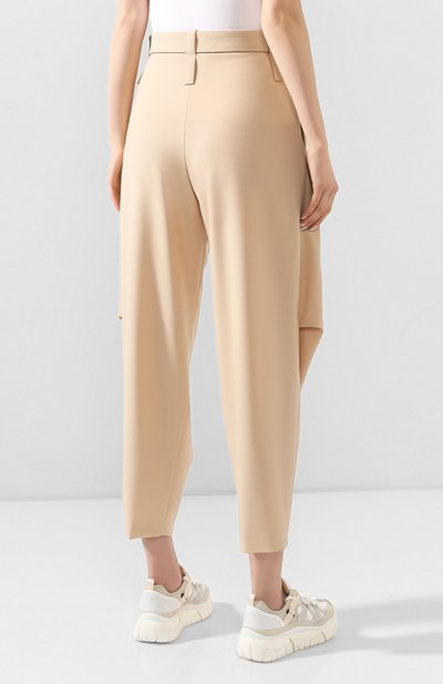 Шерстяные брюки STELLA MCCARTNEY бежевого цвета по цене 56650 руб., арт. 600604/S0A41, фото 4 Шерстяные брюки STELLA MCCARTNEY, арт. 600604/S0A41, фото 4