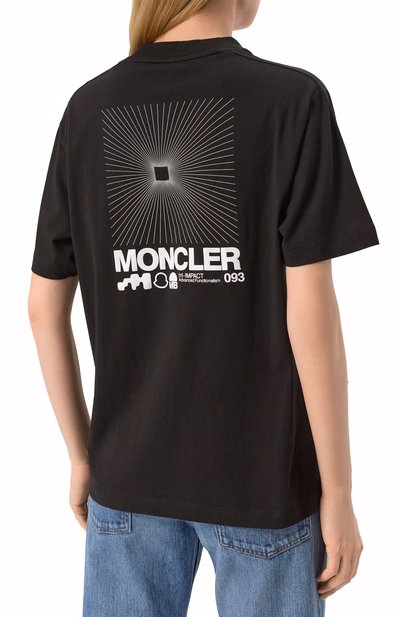 Хлопковая футболка MONCLER, арт. 8C00004/829H8, фото 4