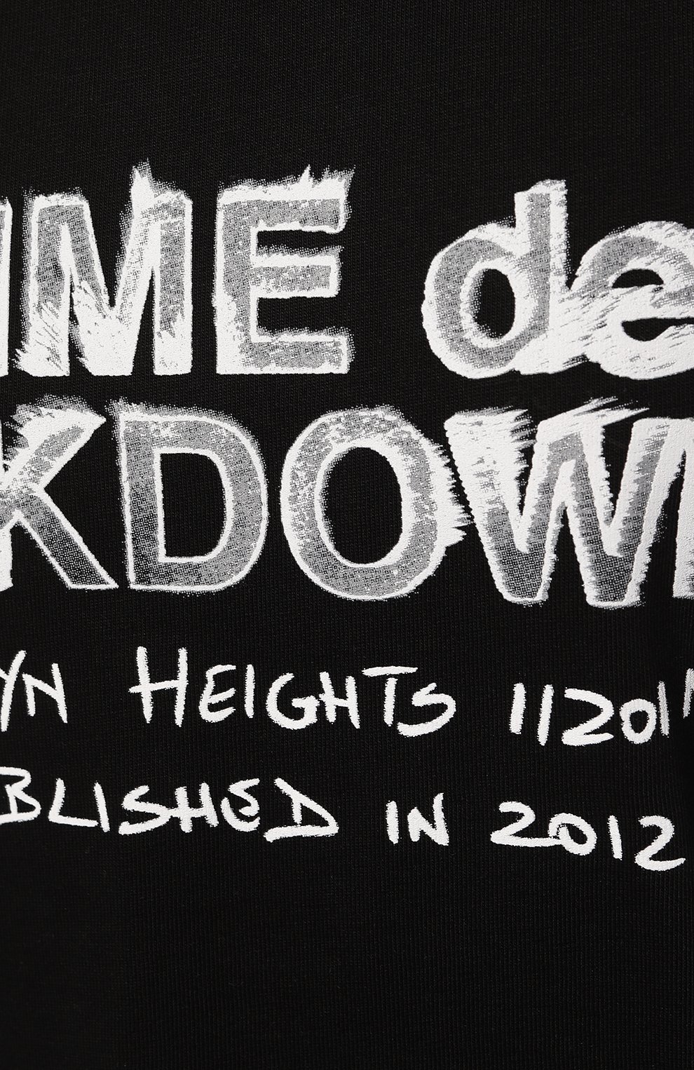 Хлопковая футболка COMME DES FUCKDOWN, арт. CFABW00129, фото 5