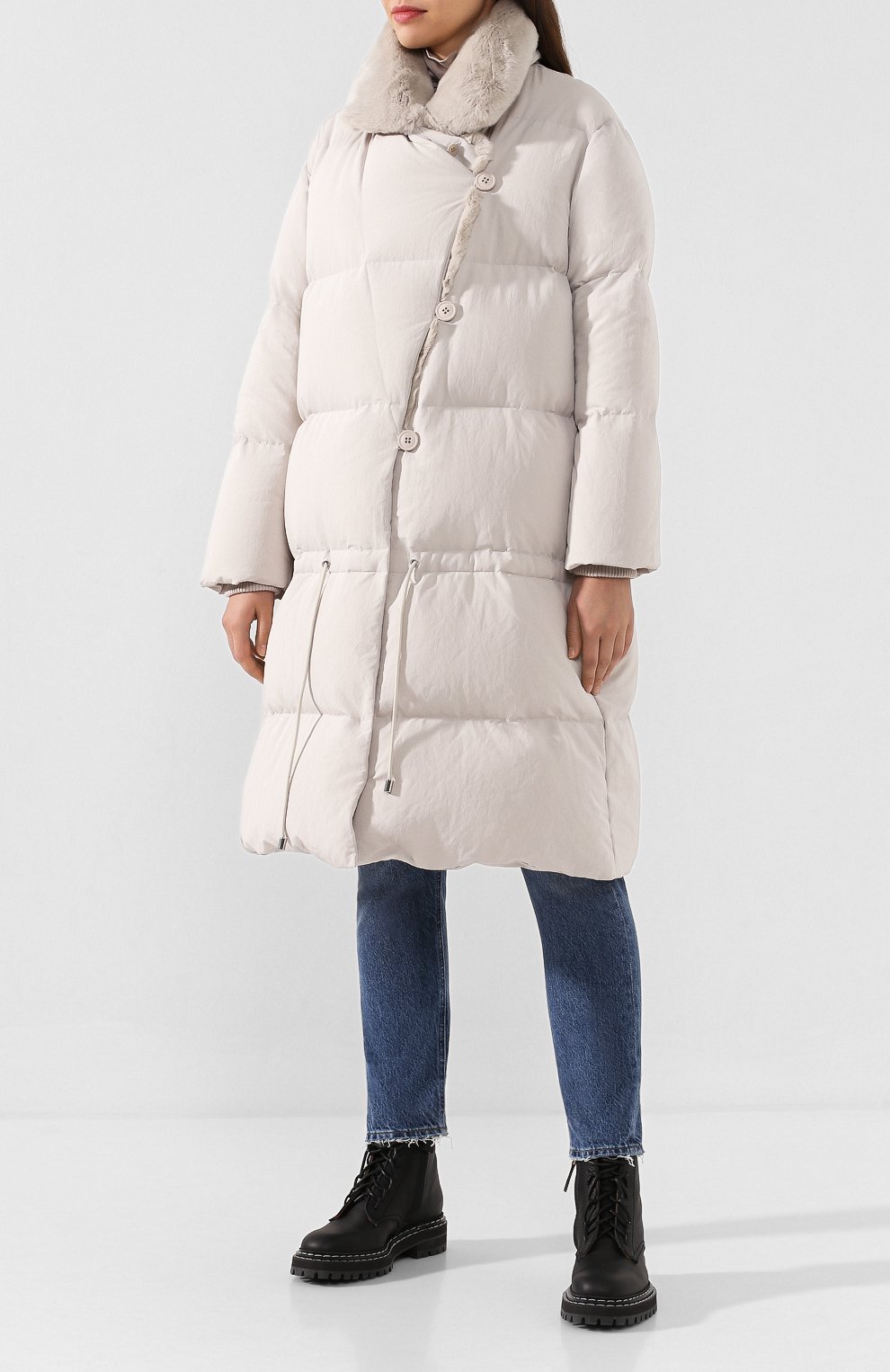 Пуховик с меховой отделкой ADD, арт. WAW881, фото 3