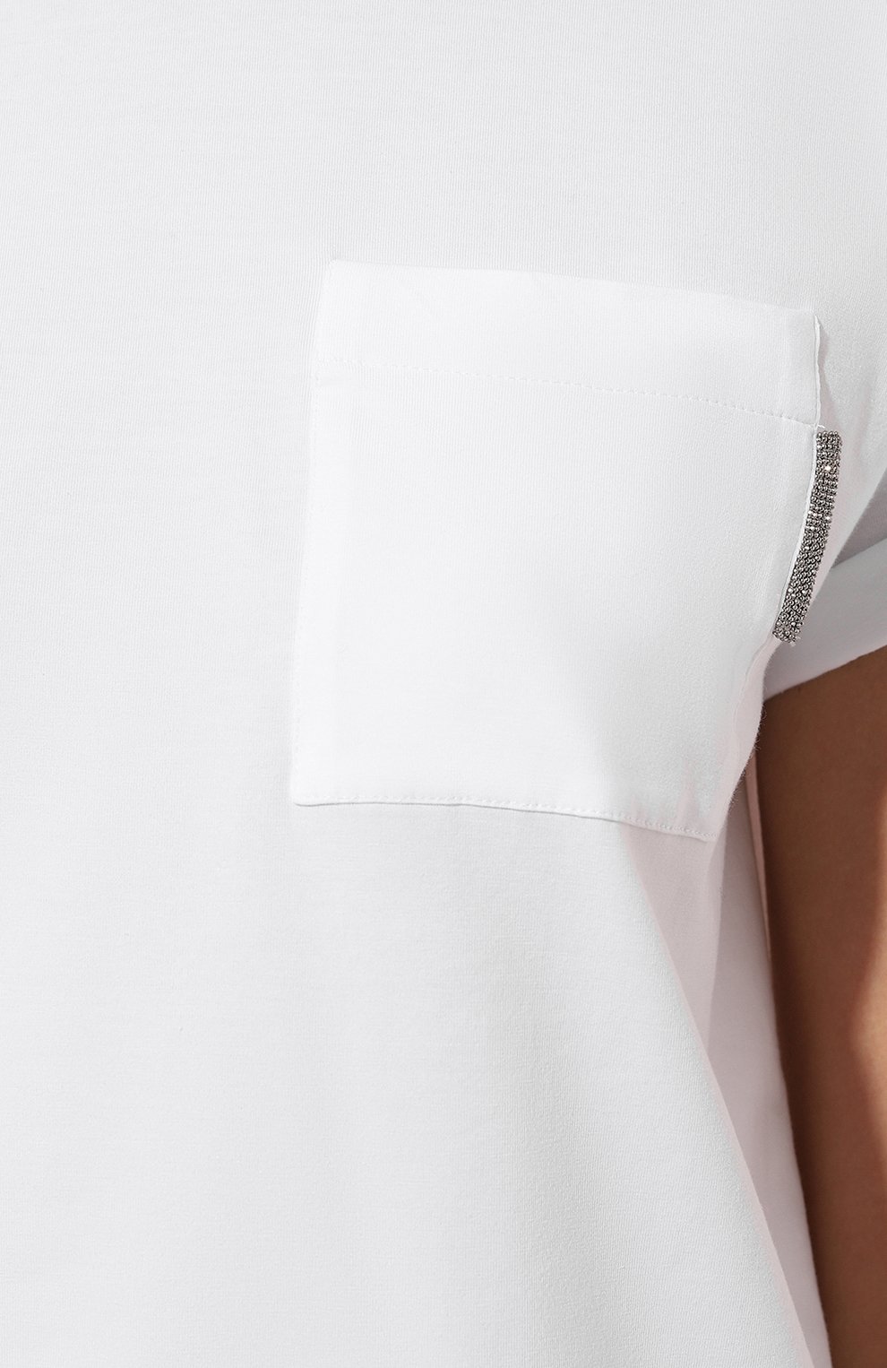 Хлопковая футболка BRUNELLO CUCINELLI, арт. M0T18BB300, фото 5