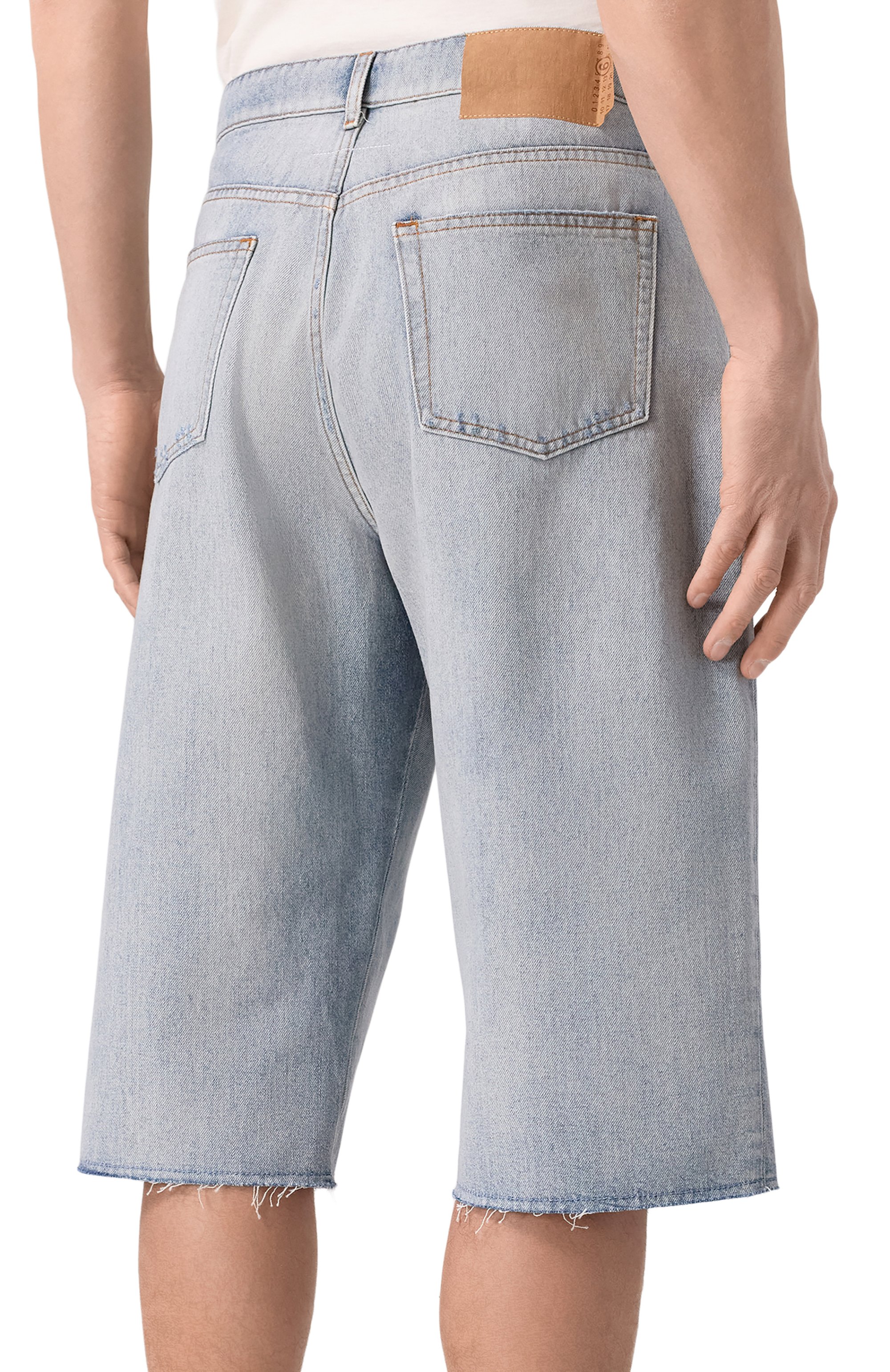 Джинсовые шорты MM6, арт. SH0MU0014/M30055, фото 4